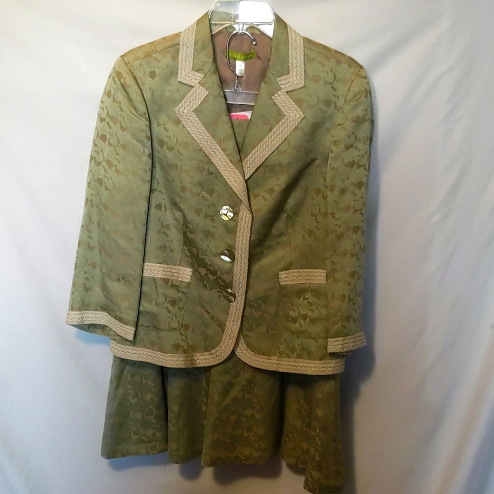 Elegant Sigrid Olsen Linen & Silk Suit